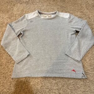 Tommy Bahama Sweatshirt‎ Pullover Long Sleeve Casual Gray Top Women's M
